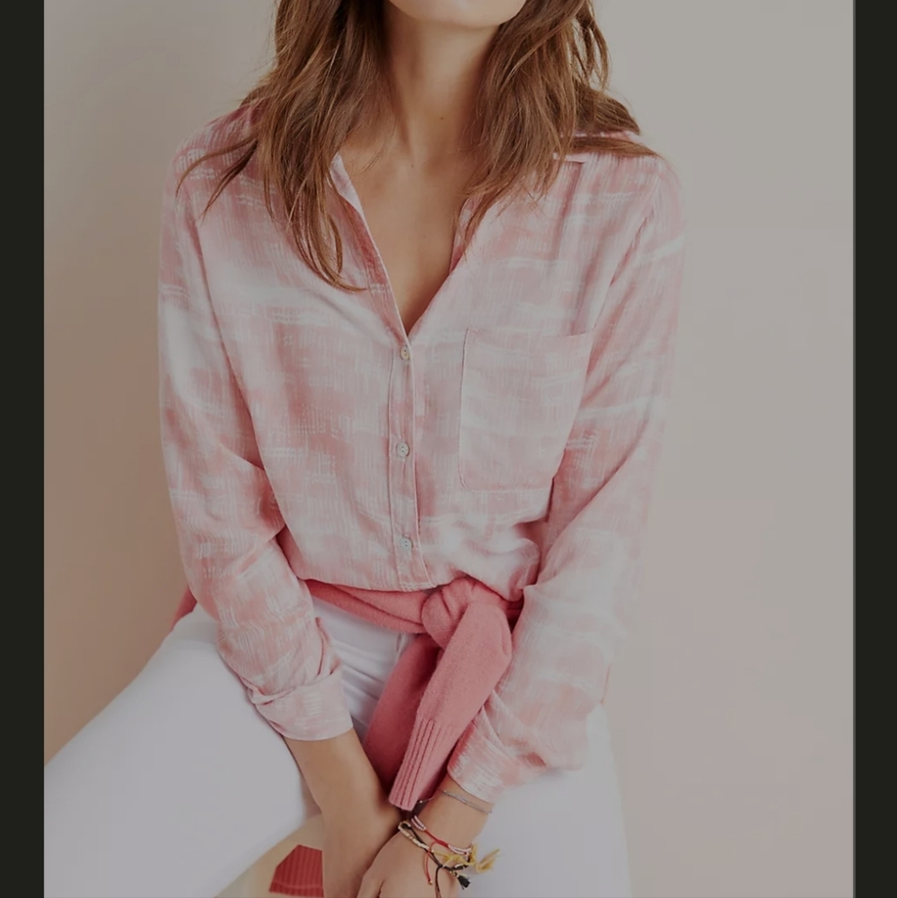 Anthropologie Cloth & Stone Marnie Buttondown